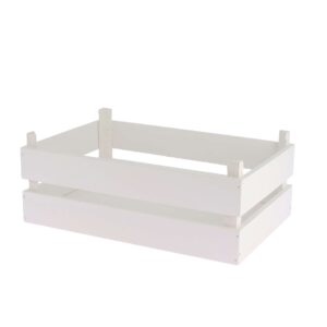 Beauty Home Καφάσι ξύλινο λευκό 12x20x15cm