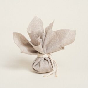 Beauty Home ΜΑΝΤΗΛΙ 27 x 27 cm ΜΠΕΖ ΧΡΥΣΟ LUREX