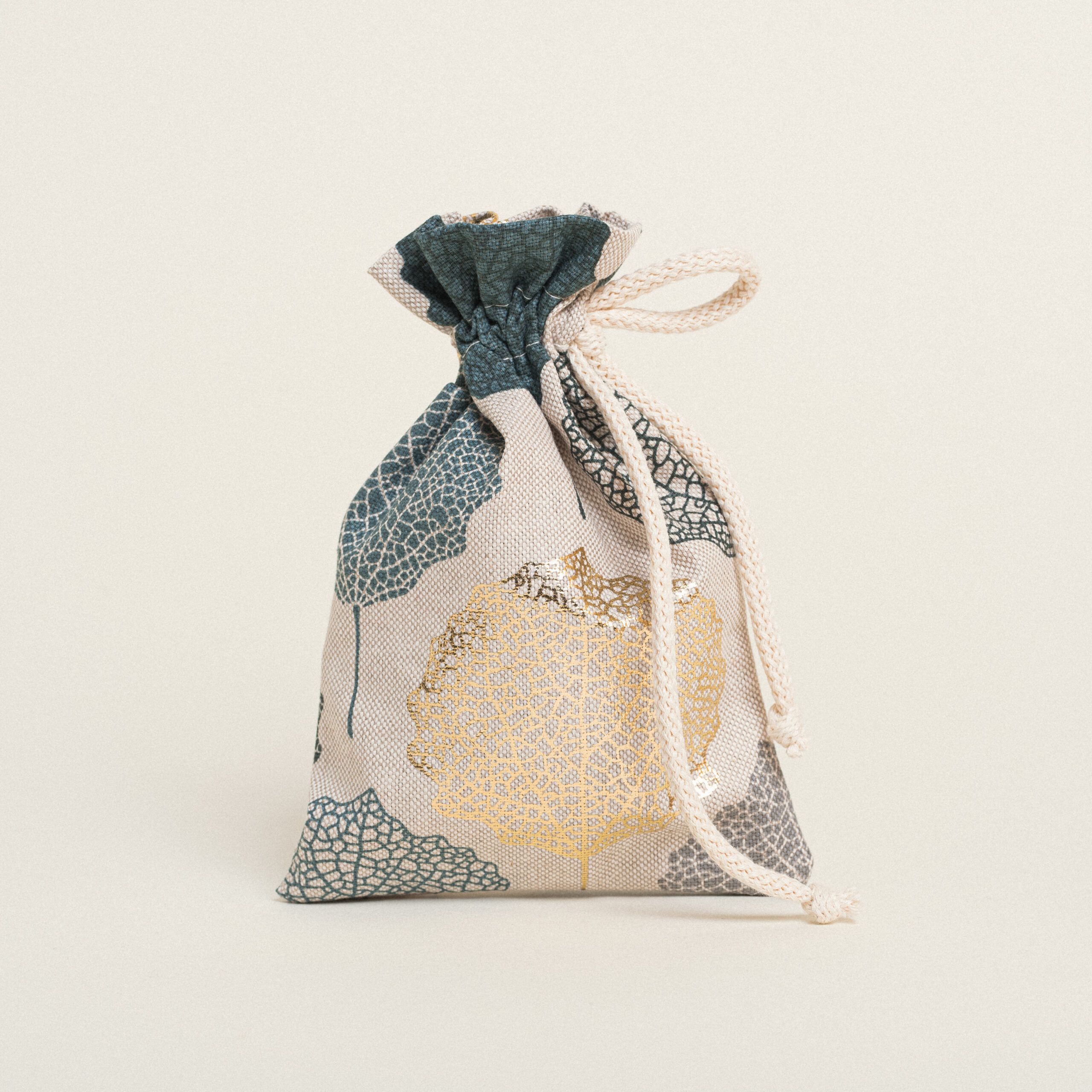 Beauty Home ΠΟΥΓΚΙ ΜΕ ΚΟΡΔΟΝΙ 12 x 17 cm ΧΡΥΣΑ ΦΥΛΛΑ