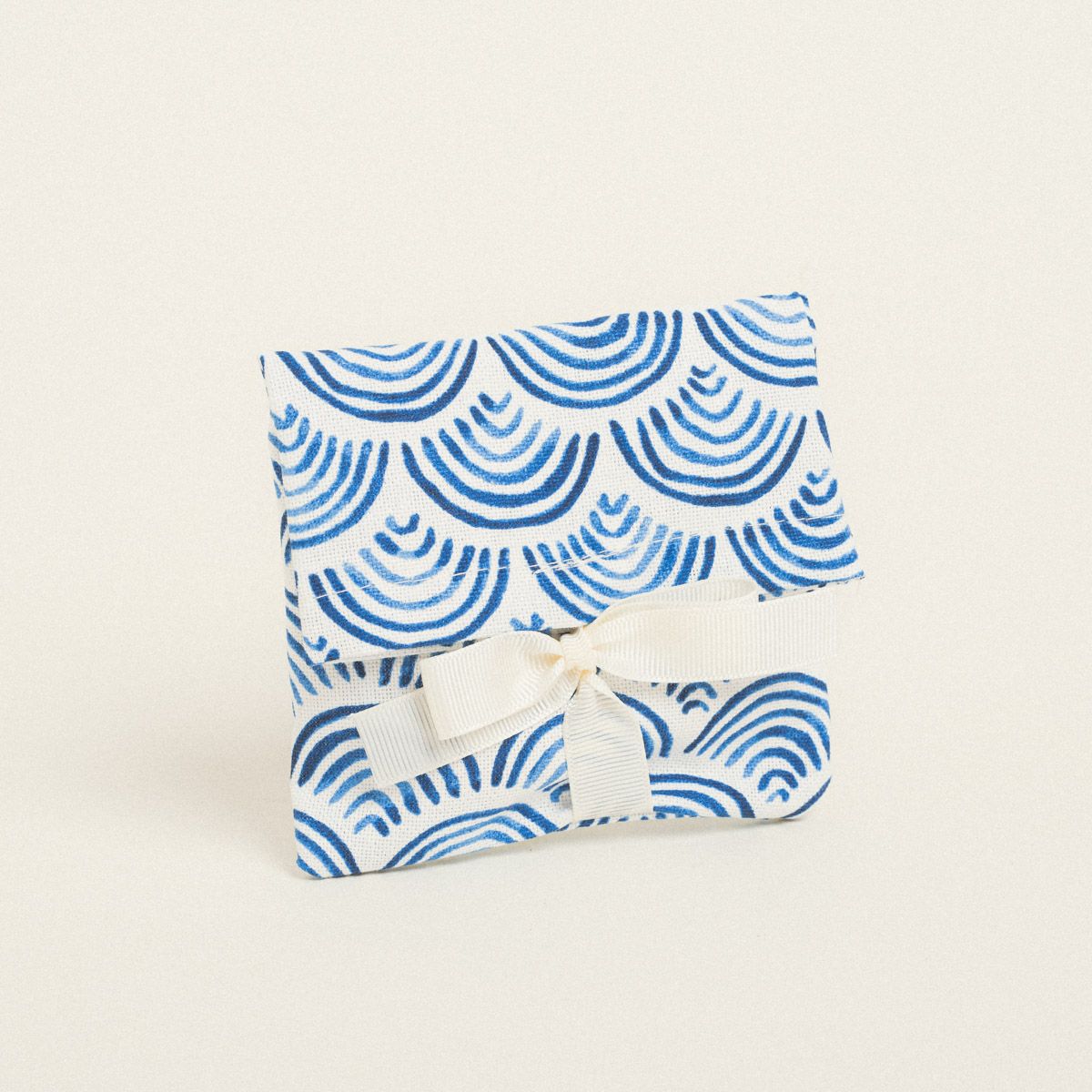 Beauty Home ΠΟΥΓΚΙ ΜΕ ΚΟΡΔΕΛΑ 12 x 17 cm ΜΠΛΕ ΚΥΜΑΤΑ - Image 2