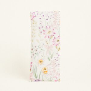 Beauty Home ΔΙΑΚΟΣΜΗΤΙΚΟ ΛΑΜΠΑΔΑΣ 45 x 22 cm ΠΟΠΛΙΝΑ ΑΝΘΗ ΣΕ ΛΙΛΑ ΑΠΟΧΡΩΣΕΙΣ