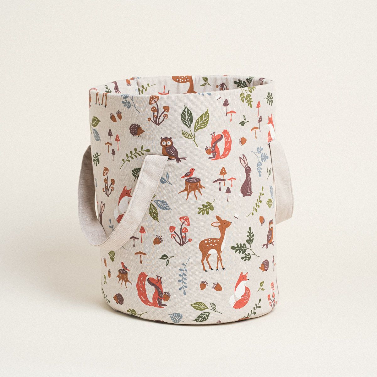 Beauty Home ΣΑΚΟΣ ΚΥΛΙΝΔΡΟΣ 43 x 30 cm FOREST WOOD ANIMALS