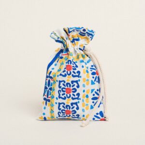 Beauty Home ΠΟΥΓΚΙ ΜΕ ΚΟΡΔΟΝΙ 12 x 17 cm  ΑΖΟΥΛΕΖΟΥ