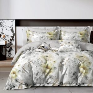 Beauty Home Σετ παπλωματοθήκη υπέρδιπλη Art 12610 Giovanni 230×250 Γκρι