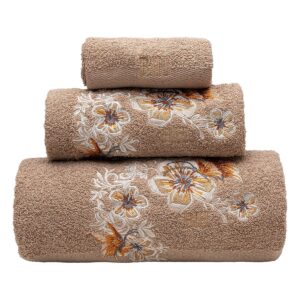 Beauty Home Σετ πετσέτες Art 3385 Σετ 3τμχ Μόκα
