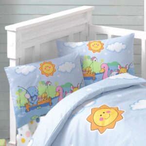 Beauty Home Ζεύγος μαξιλαροθήκες βρεφικές Art 5610 35×45 Γαλάζιο