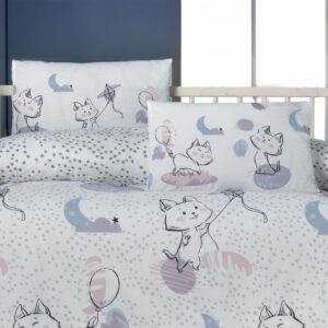 Beauty Home Ζεύγος μαξιλαροθήκες βρεφικές Art 5614 35×45 Γκρι,Λιλά