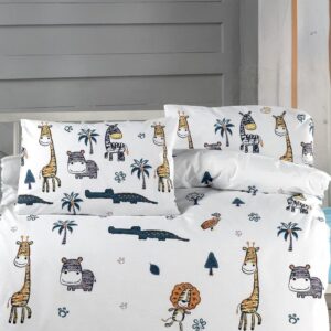 Beauty Home Ζεύγος μαξιλαροθήκες βρεφικές Art 5615 35×45 Τυρκουαζ,Εμπριμέ