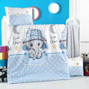 Beauty Home Ζεύγος μαξιλαροθήκες βρεφικές Art 5617 35×45 Γαλάζιο