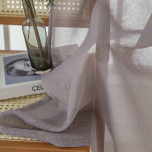 Beauty Home Ύφασμα κουρτίνας με το μέτρο γάζα Sharp Art 8448 Φ300 Αμέθυστος