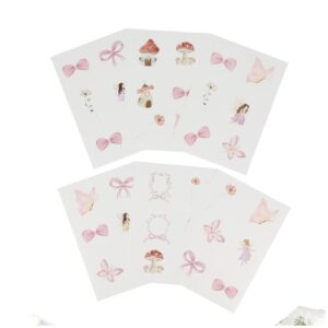 Beauty Home 36 αυτοκόλλητα με θέμα “Fairy World” – Τα μεγέθη κυμαίνονται από 3,5 έως 6,5 cm