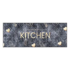 Beauty Home Πατάκι κουζίνας Art 9076 60×160 Μαύρο