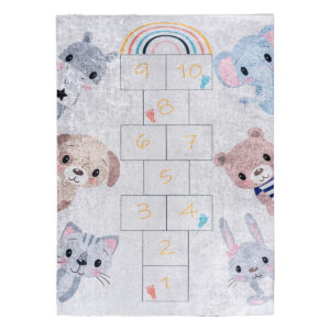 Beauty Home Χαλί παιδικό Fun Art 9597 120×180 Γκρι