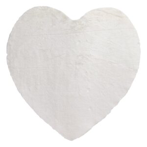 Beauty Home Πατάκι Rabbit Art 9640 Καρδιά 100×100 Λευκό